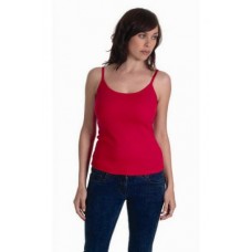 Uneek Clothing Women's 100% Cotton Strap Camisole Top