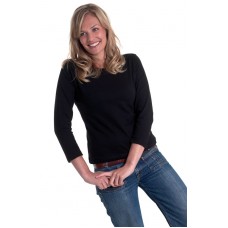 Uneek Clothing Women's 3/4 Sleeve 100% Cotton Classic T-shirt