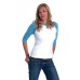 Uneek Clothing Women's Raglan Sleeve Two Colour Long Sleeve T-shirt