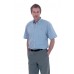 Uneek Clothing Men's Button Collar Pinpoint Oxford Short Sleeve Shirt