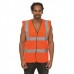 Uneek Clothing Unisex High Visibility Safety Waist Coat