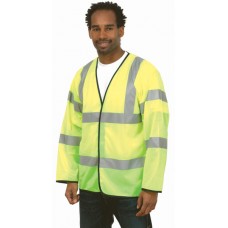 Uneek Clothing Unisex High Visibility Long Sleeve Safety Waist Coat