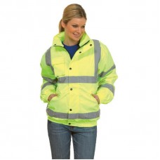 Uneek Clothing Unisex High Visibility Bomber Jacket