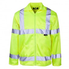 Supertouch Men's Poly/cotton High Visibility Jacket