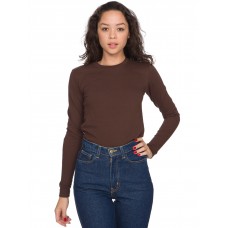 American Apparel Women's Fine Jersey Form Fitting Long Sleeve T-shirt
