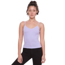 American Apparel Women's Baby Rib Spagetti Strap Camisole Tank Top