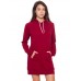 American Apparel Women's California Fleece Raglan Hooded Dress