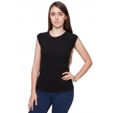 American Apparel Women's Sheer Jersey Cotton Cap Sleeve T-shirt