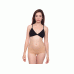 American Apparel Women's  Cotton Spandex Jersey Fabric Cross-back Bra