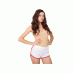 American Apparel Women's Contrast Mesh Running Shorts