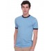 American Apparel Men's Fine Jersey Fabric Ringer T Shirt