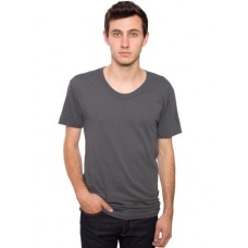 American Apparel Men's Sheer Jersey Loose Fit Crew Summer T-shirt