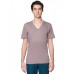 American Apparel Men's Fine Jersey Organic Cotton V-neck T-shirt