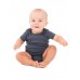 American Apparel Infant Baby Rib Short Sleeve One-piece