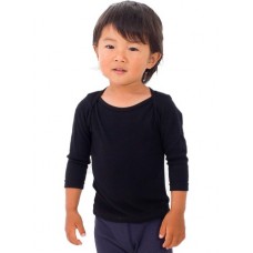 American Apparel Infant Baby Rib Long Sleeve Lap T-shirt