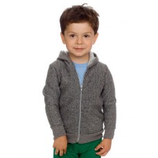 American Apparel Kids Salt And Pepper Zip Hoody