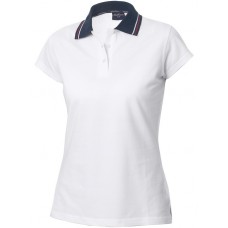New Wave Women's Arcola Contrast Twin Striped Polo Shirt
