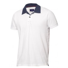 New Wave Men's Martin Twill Contrast Collar Polo Shirt