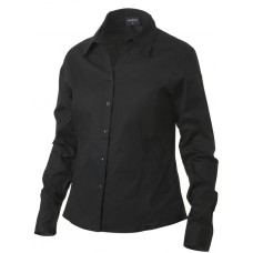 New Wave Women's Shamrock Stretch Poplin Fabric Long Sleeve Shirt