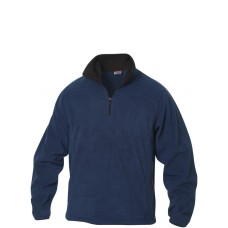 Clique Unisex Barton Contrast Inside Collar 1/4 Zip Fleece Top