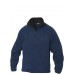 Clique Unisex Barton Contrast Inside Collar 1/4 Zip Fleece Top