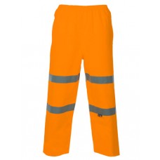 Supertouch Men's Waterproof Breathable Orange High Visibility Trouser