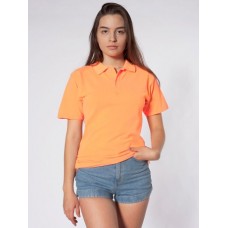American Apparel Unisex Highlighter Pique Tennis Polo Shirt