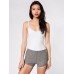 American Apparel Women's Salt And Pepper Running Shorts