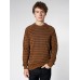 American Apparel Unisex Striped Fleece Raglan Jumper