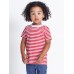 American Apparel Kids Poly-cotton Stripe Short Sleeve Crew Neck