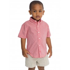 American Apparel Kids Short Sleeve Button-down Shirt
