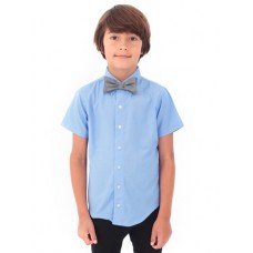American Apparel Youth Short Sleeve Button-down Shirt