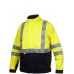 Projob Men's 8404 Lined Flame Retardent High Visibility Jacket