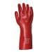 Portwest Workwear Pvc Gauntlet In Red