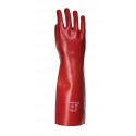 Portwest Workwear Pvc Gauntlet In Red