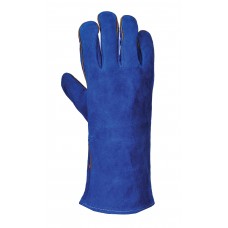 Portwest Fully Certified Blue Welder's Gauntlet Gloves