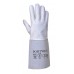 Portwest Workwear Premium Tig Welding Gauntlet In Grey