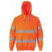 Portwest Men's High Visibility Rail Specification Hooded Sweatshirt