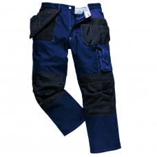 Portwest Workwear Arizona Two Tone Trouser In Navy And Charcoal