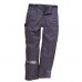 Portwest Workwear Lined Action Trousers In Dark Navy And Black