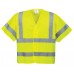 Portwest Workwear Hi-vis Short Sleeved Vest In Yellow