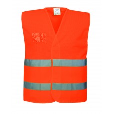 Portwest Workwear Men's Hi-vis Mesh Vest In Yellow And Orange