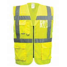 Portwest Vest Port Fabric Madrid Executive Mesh Safety Vest