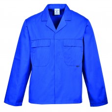 Portwest Workwear Men's Drivers Jacket, Two Pocket In Royal And Navy