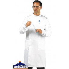 Portwest 65% Polyester And 35%  Cotton Texpel Finish Howie Lab Coat