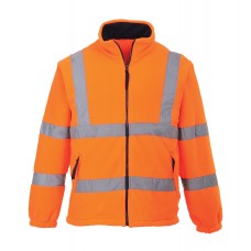 Portwest Work Wear Hi-vis Mesh Lined Fleece Jacket