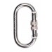 Portwest Workwear Steel Oval Karabiner In Yellow Zinc