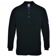 Portwest Modaflame Flame Resistant Anti Static Long Sleeve Polo Shirt