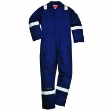 Portwest Workwear Mens Padded Anti-static Coverall In Navy