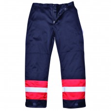 Portwest Bizflame Plus Flame Resistant High Vis Tape Trousers